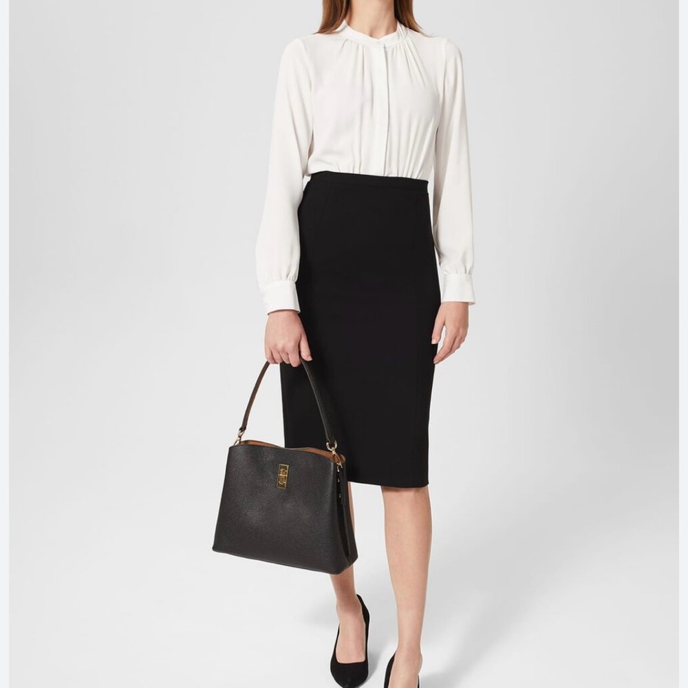 Elegant Black and White Women's Dress